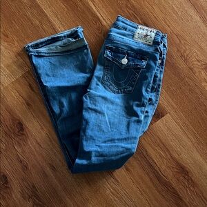 True Religion Classic Blue Straight Leg Jeans